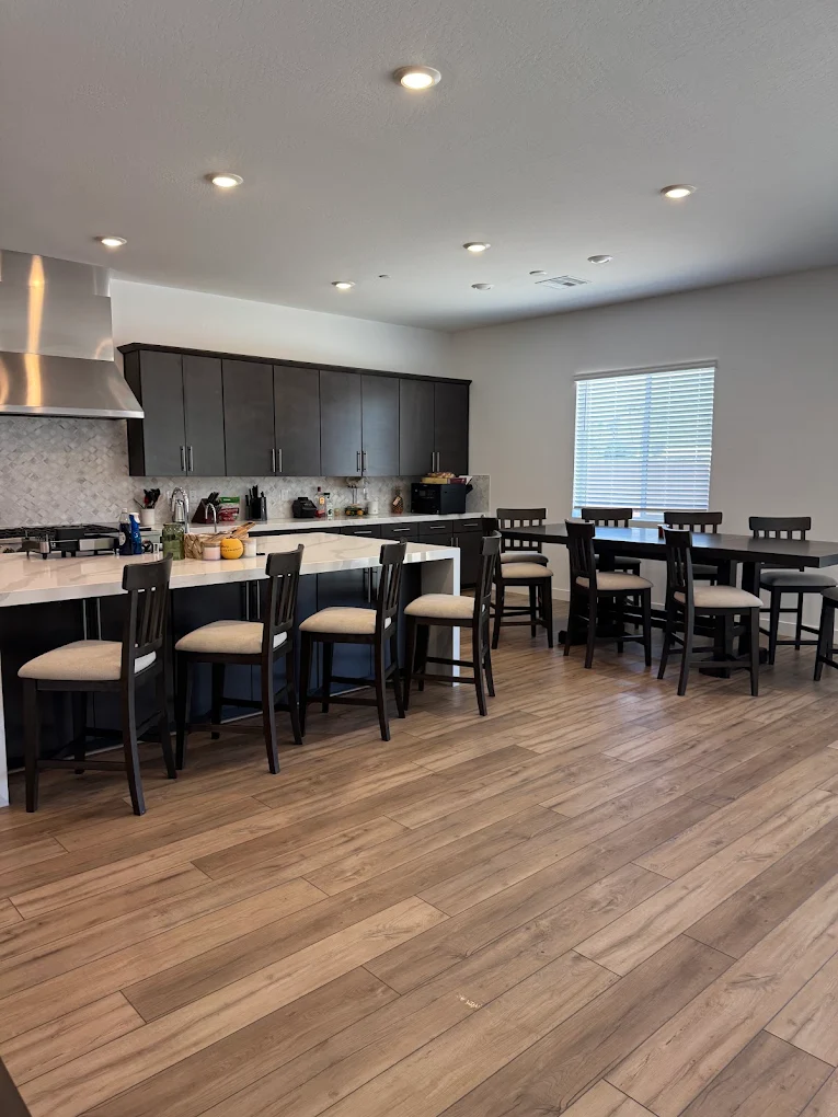 Office staff room and kitchen area