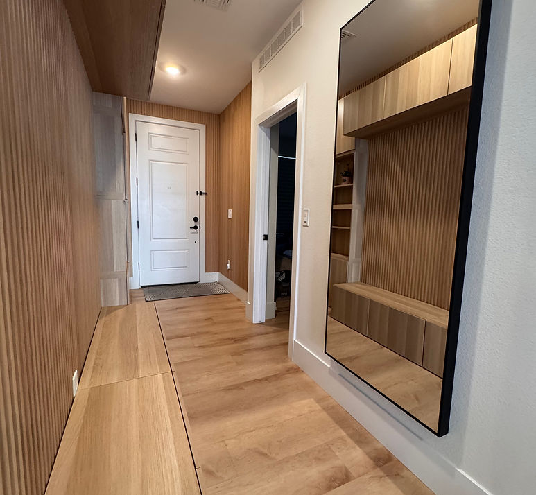 Freshly detailed short-term rental kitchen